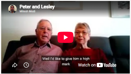 Peter and Lesley testimonial